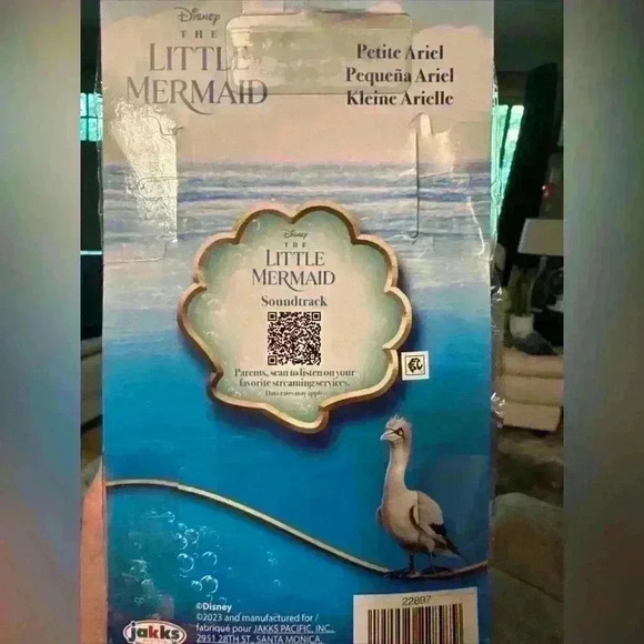 Disney The Little Mermaid Live Action Movie Ariel 6" Petite Doll New - Picture 3 of 4